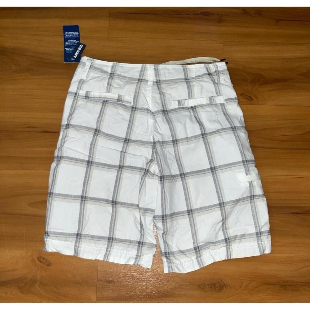 Mens NWT Old Navy Swim To Streets Plaid Drawstring‎ Board Shorts - Picture 2 of 4